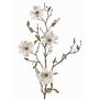 Magnolienzweig künstlich MARGA, weiß, 80cm, Ø7-8cm