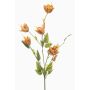 Deko Zweig Schachbrettblume WALTOR, gelb-orange, 85cm