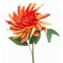Kunstblume Dahlie GREWAL, lachs-pfirsich, 75cm, Ø19cm