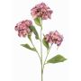 Künstlicher Zweig Hortensie GRACELYN, pfirsich-lila, 75cm