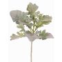 Kunstzweig Weißfilziger Greiskraut MARDUAN, Eco Collection, grün, 50cm