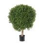 Künstlicher Buchsbaum TOM, Naturstamm, 80cm, Ø60cm