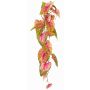 Anthurie künstlich MANFYR, Steckstab, hängend, rosa-grün, 90cm