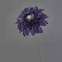 Kunstblume Dahlie LEOLANI, glamour-dunkellila-elektrum, 60cm, Ø15cm