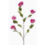 Deko Zweig Hibiskus KILFON mit Blüten, lila, 115cm