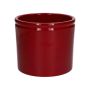 Keramik Pflanztopf ALCHIBA, weinrot, 17,6cm, Ø19,4cm