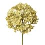 Deko Blume Hortensie IGMYR, metallic-grün, 65cm
