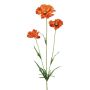 Kunstzweig Mohnblume IGNIS, orange, 70cm