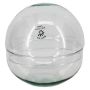 Glas Sukkulenten Terrarium BRYSON, Kugel, recycelt, klar, 19,5cm, Ø19,6cm