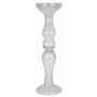Dekorative Vase aus Glas RACHEL auf Fuß, klar, 80,5cm, Ø22cm