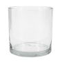 Windlicht Glas Zylinder SANSA OCEAN, recycelt, transparent, 12cm, Ø12cm