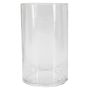 Zylindervase Glas SANSA OCEAN, recycelt, klar, 20cm, Ø12cm