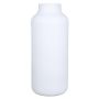 Glas Tisch Vase SIARA aus Glas, weiß-matt, 35cm, Ø15cm