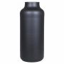 Glas Tisch Vase SIARA aus Glas, schwarz-matt, 35cm, Ø15cm