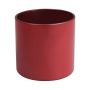 Tischlicht EVITA, Glas, matt-rot, 11cm, Ø11,5cm