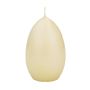 Eierkerze Kerzen Ostern LEONITA, creme, 12cm, 8cm, 40h - Made in Germany