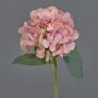 Künstliche Blume Hortensie XINCHENG, rosa-grün, 50cm, Ø15cm