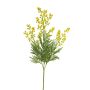 Künstlicher Zweig Mimose RUJUN mit Blüten, gelb, 70cm