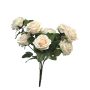 Dekoblume Rosenbusch KAILIN auf Steckstab, creme-rosa, 40cm
