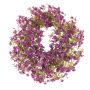Künstlicher Schleierkraut Kranz LITAGO, violett, Ø30cm