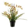 Kunstblume Cymbidum Orchidee XINGUI, rosa-grün, 70cm