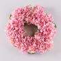 Künstlicher Hortensienkranz MEJA, rosa, Ø35cm