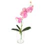 Künstliche Phalaenopsis Orchidee MADOU, Steckstab, rosa, 40cm