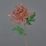 Dekoblume Chrysantheme YASULI, rot-braun, 70cm, Ø18cm