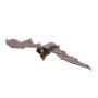 Halloween Dekoration Vampir Fledermaus VAMPY mit schaurigem Lachen / Bewegungsfunktion, LEDs, 90cm