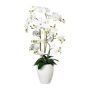 Deko Blume Phalaenopsis Orchidee VELTORI, Keramikvase, weiß, 110cm