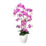 Deko Blume Phalaenopsis Orchidee VELTORI, Keramikvase, lila-pink, 110cm