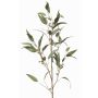 Kunstzweig Eukalyptus JURKA mit Früchten, grün-grau, 115cm