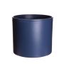 Übertopf ALCHIBA aus Keramik, indigoblau-matt, 25,7cm, Ø27,8cm