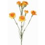 Kunstblumenzweig Nelke PIARA, orange-gelb, 60cm, Ø3-5cm