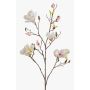 Große Kunstblume Magnolie LILO, weiß-rosa, 110cm, Ø5-9cm