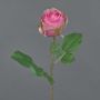 Künstliche Blume Rose POPI, pink-grün, 55cm, Ø7cm