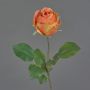 Künstliche Blume Rose POPI, orange-rosa, 55cm, Ø7cm