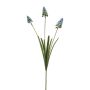 Kunstzweig Traubenhyazinthe ROPINA, blau-grün, 55cm