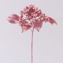 Deko Zweig Holunder VIKTORINE mit Beeren, metallic-roségold, 30cm