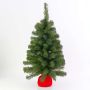 Kunst Tannenbaum WARSCHAU, Jutesack rot, 90cm, Ø50cm