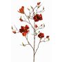 Samt Magnolienzweig künstlich JACKA, dunkelorange, 105cm