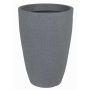 Kunststoff Blumentopf PINIOS, Steinoptik, grau, 77cm, Ø53cm
