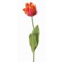 Kunstblume Papageientulpe UAKARI, rot-pink-orange-grün, 65cm, Ø6cm