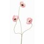 Künstlicher Zweig Mohnblume KINKA, rosa-creme, 50cm, Ø5cm