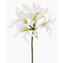 Kunstblume Gartenamaryllis KUSTANA, weiß-grün, 70cm, Ø10-16cm