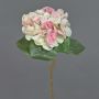 Hortensien Kunstblume CHIDORI, creme-pink-grün, 60cm, Ø18cm