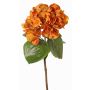 Hortensien Kunstblume CHIDORI, orange, 60cm, Ø18cm