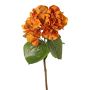 Hortensien Kunstblume CHIDORI, orange, 60cm, Ø18cm