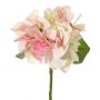 Hortensien Kunstblume CHIDORI, creme-pink-grün, 30cm, Ø13cm