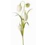 Künstliche Schachbrettblume SANEM, weiß, 45cm, Ø3cm